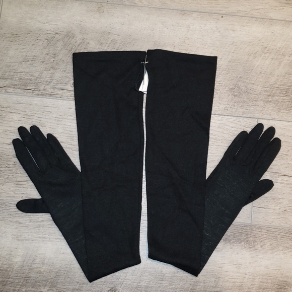 la crasia Accessories - Womans long black gloves, La Crasia NWT